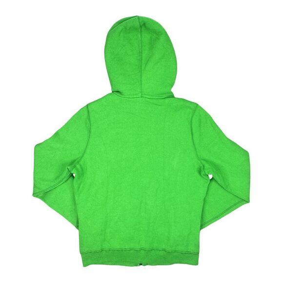 Abercrombie & Fitch Green Sherpa Lined Full Zip Hoodie - Size XL - Picture 5 of 6